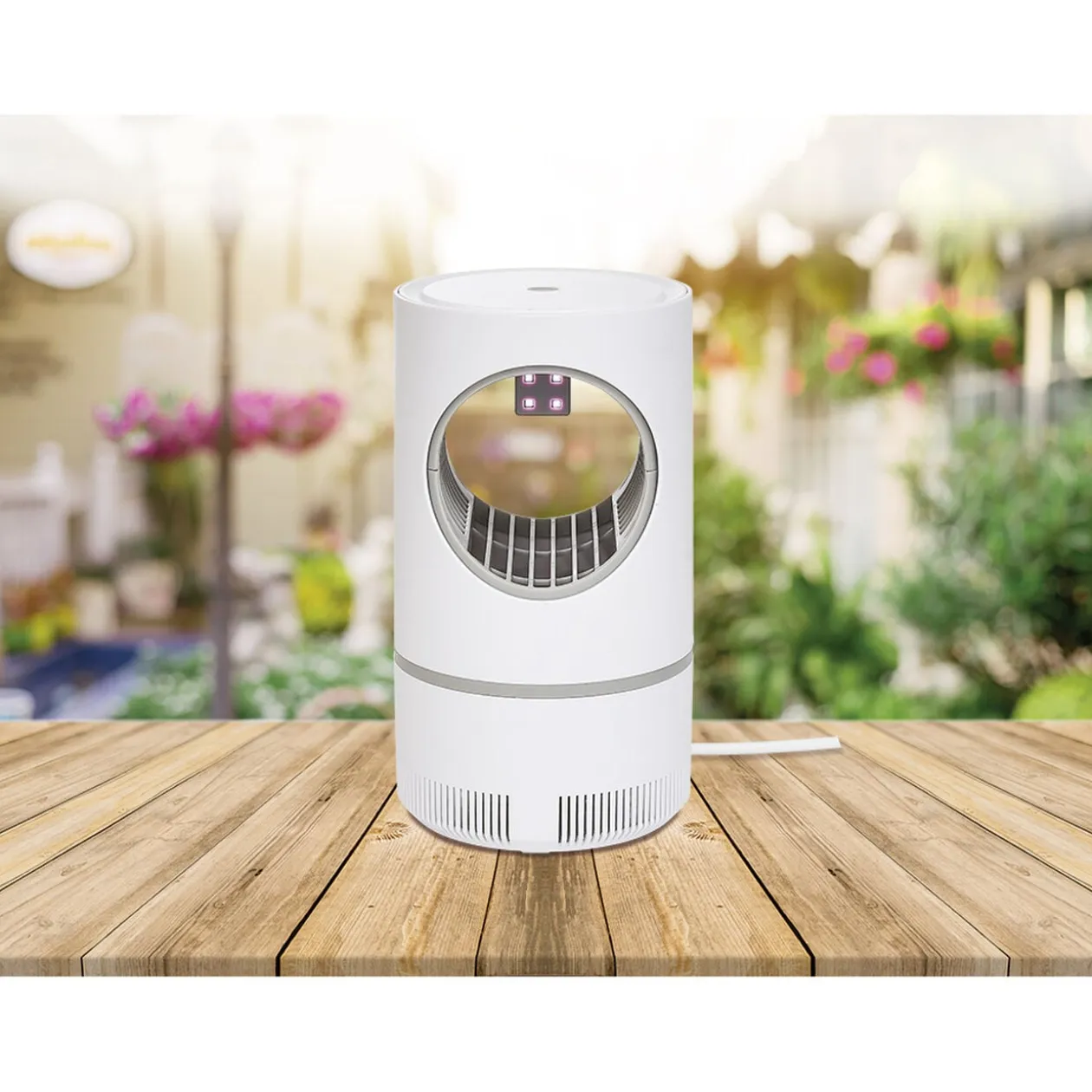 Lampe insecticide USB Out Insect blanche à poser 3W 40m²