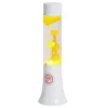Lampe lave multicolore verre et métal Ø9xH30,5cm (2 modèles)