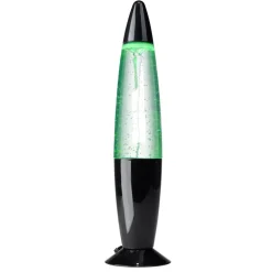 Lampe à lave tornade LED RVB USB-C plastique noir Ø9xH34cm