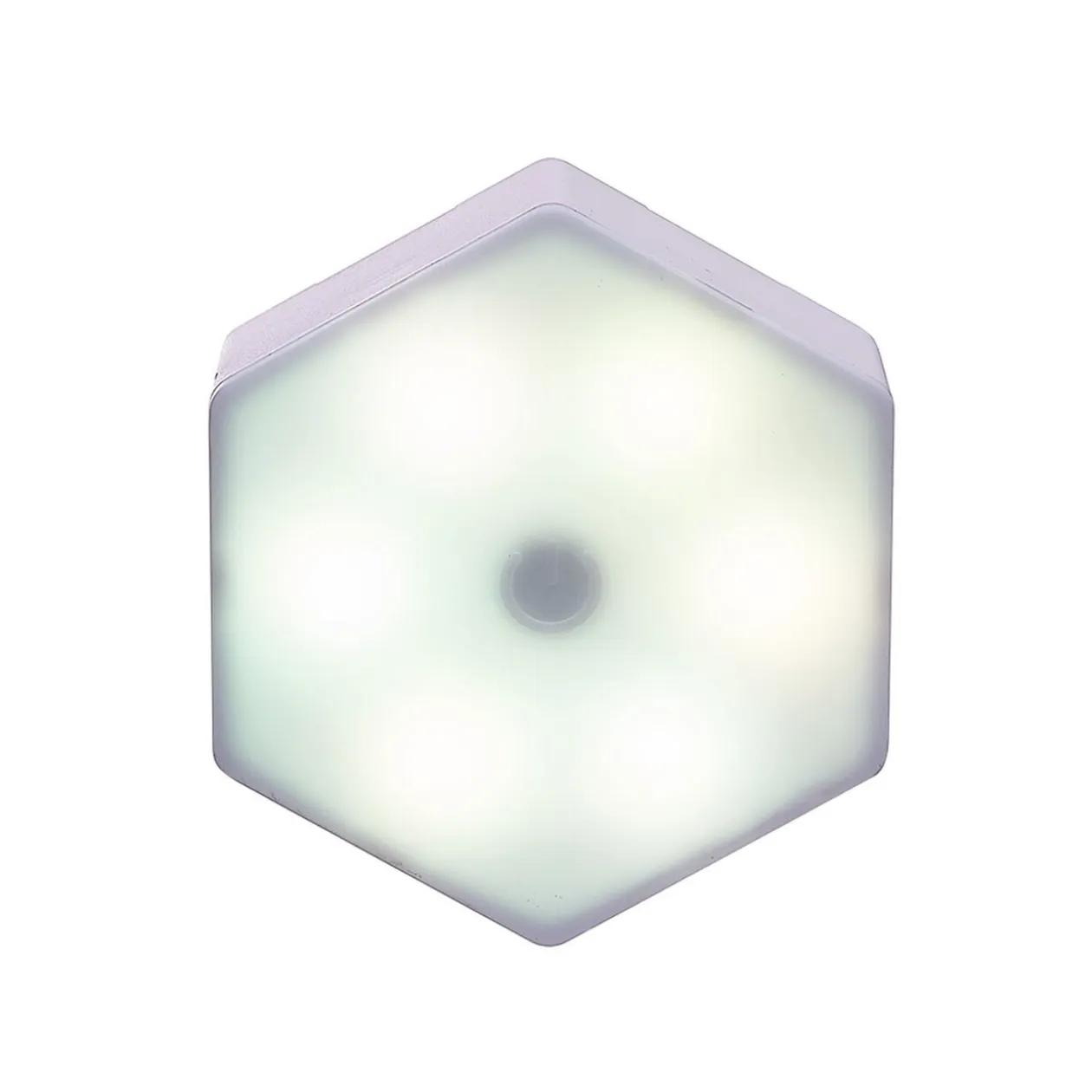 Lampe LED adhésive forme hexagone x3