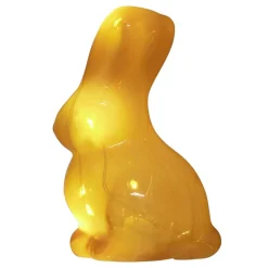Lampe LED forme lapin en verre H12cm (2 modèles) < Gifi
