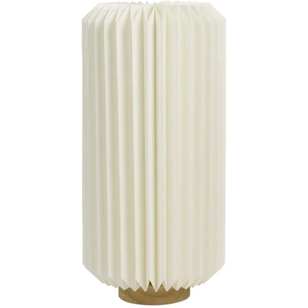 Lampe LED papier accordéon Ø16xH32cm < Gifi
