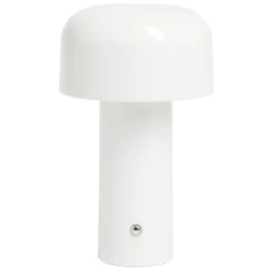 Lampe LED tactile rechargeable blanc Ø12,5xH20,5cm