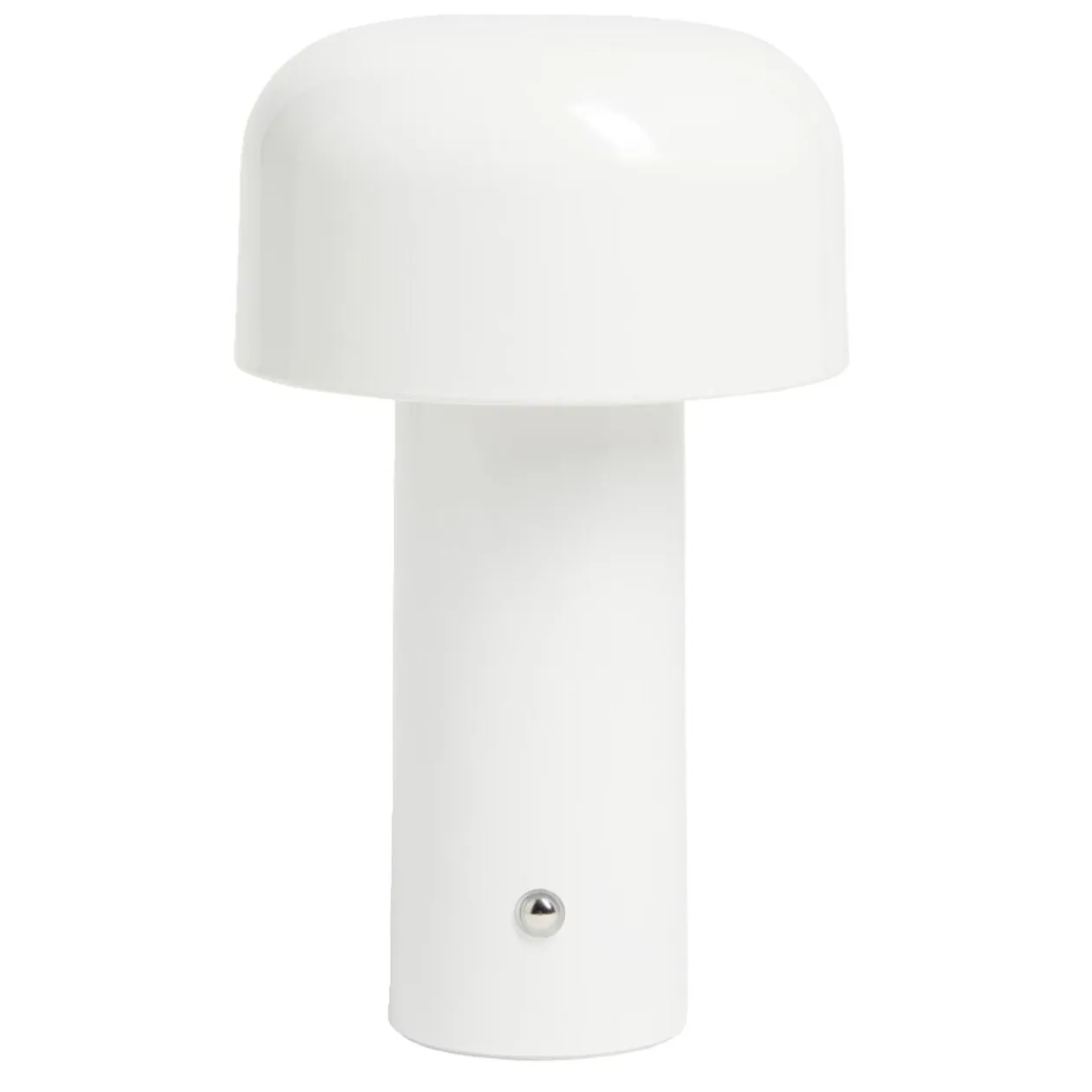 Lampe LED tactile rechargeable blanc Ø12,5xH20,5cm