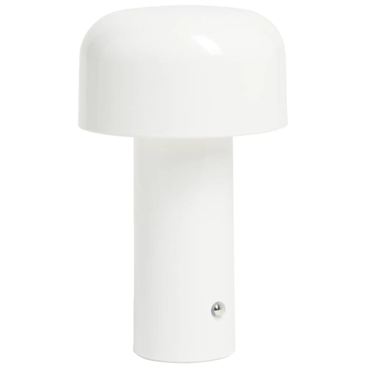 Lampe LED tactile rechargeable blanc Ø12,5xH20,5cm