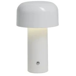 Lampe LED tactile rechargeable blanc Ø12,5xH20,5cm