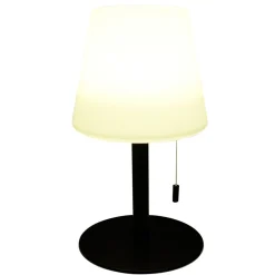 Lampe LED à tirette en polypropylène noir et blanc Ø15,5cm < Gifi Best