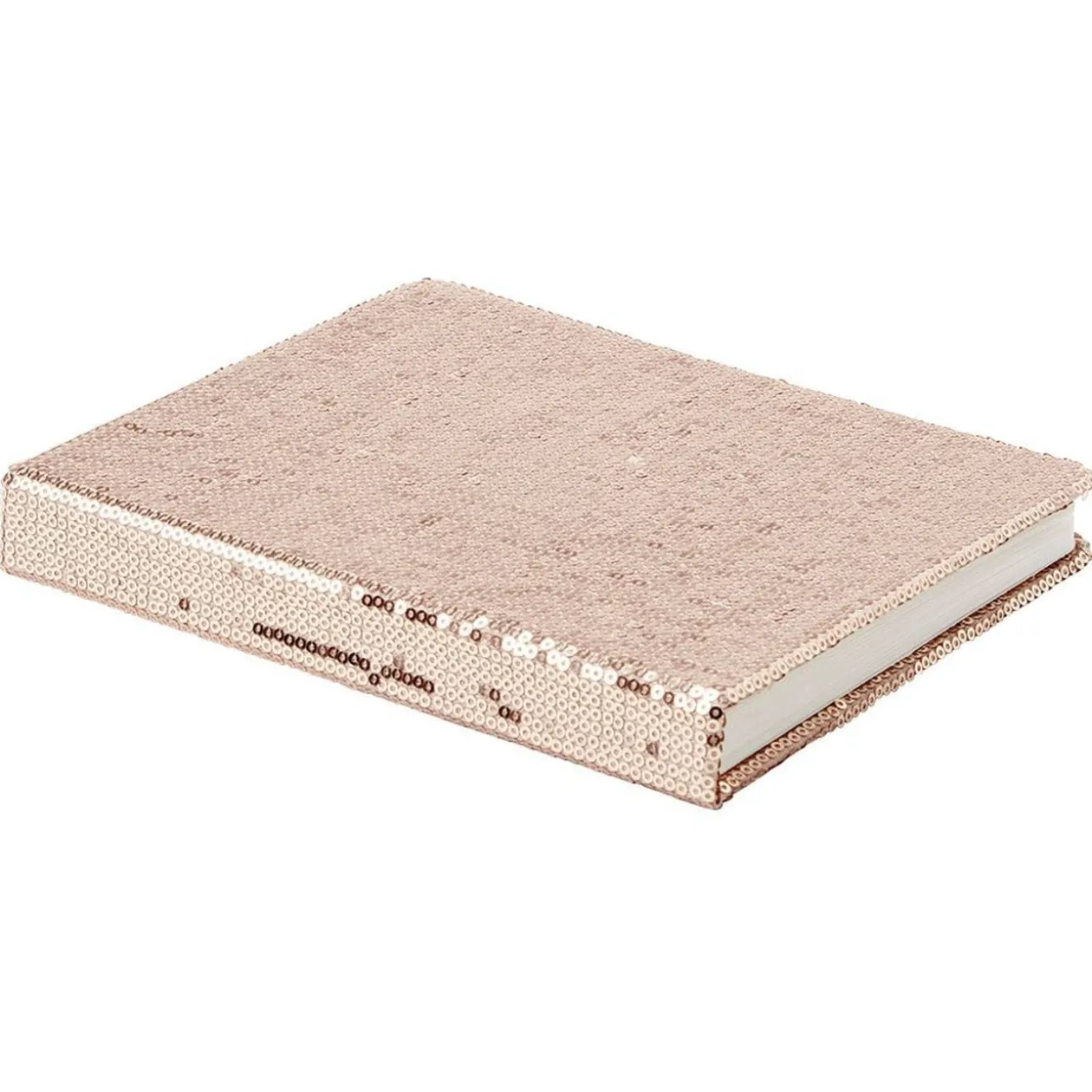 Lampe livre effet sequin rose