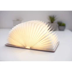 Lampe livre pliante noir, gris ou rose