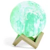 Lampe mappemonde socle bois et télécommande Ø15cm < Gifi New