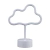 Lampe néon sur base forme nuage PVC 24x19cm jaune < Gifi Online