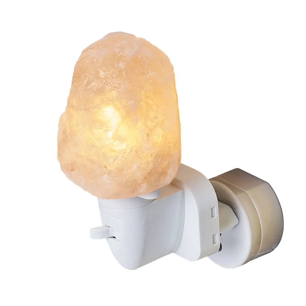 Lampe pierre de sel rose