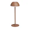 Lampe à poser sans fil tactile et rechargeable USB 3 nuances H37cm Brun < Gifi