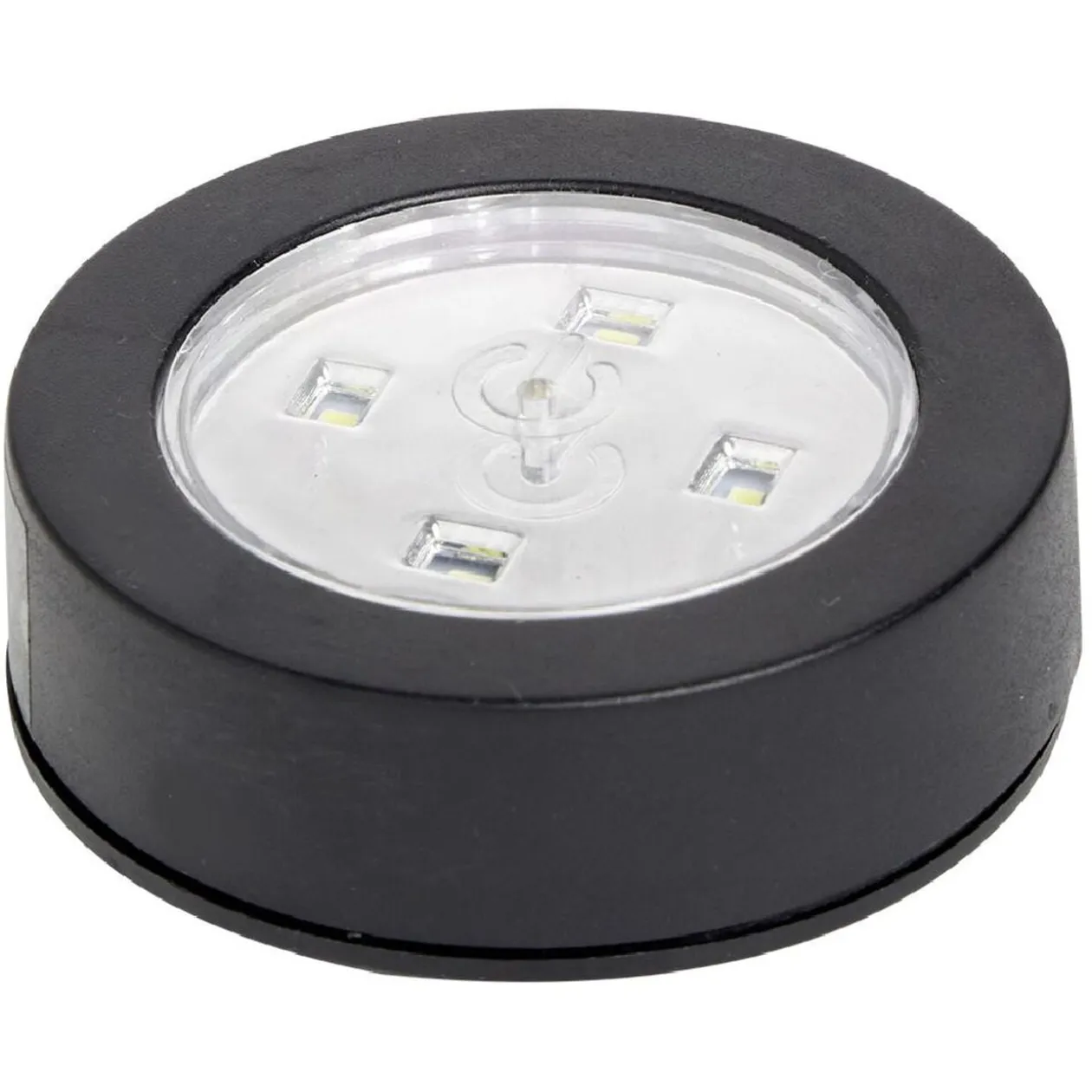Lampe push 4 led - Ø7x2,4 cm