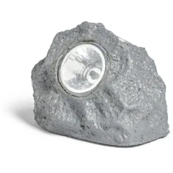 Lampe solaire imitation pierre Ø7xH10cm < Gifi New