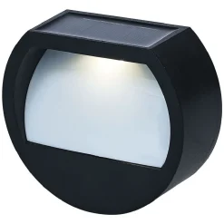 Lampe solaire 2 LED noir