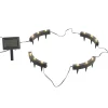 Lampe solaire 12LED spécial pot de fleur 290x5xH14cm