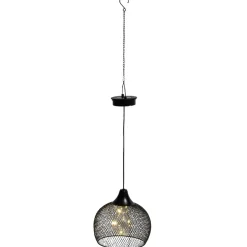 Lampe solaire 5LED à suspendre en métal Ø18,5xH70cm < Gifi Best