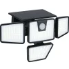 Lampe solaire murale détecteur de mouvement 192LED 800lms 7W noir < Gifi Outlet