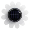 Lampe solaire murale forme fleur 12LED Ø15cm