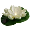 Lampe solaire nénuphar Ø17xH7cm (4 modèles) < Gifi Outlet
