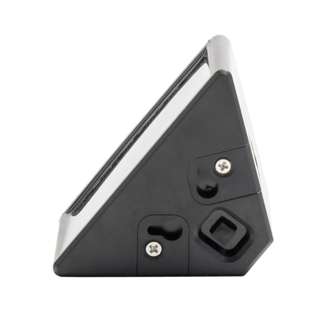 Lampe solaire noire x2 pour escalier 9LED 8,5x5,5xH5,5cm