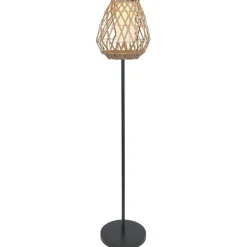 Lampe solaire sur pied osier métal Bali Ø28xH141cm < Gifi Best