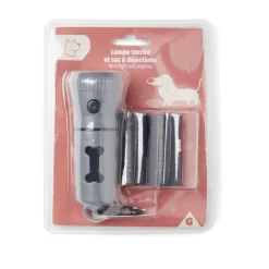 Lampe torche et distributeur sacs à déjections < Gifi Best
