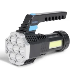 Lampe torche multifonction 3 modes d'éclairages 7LED portée 200m