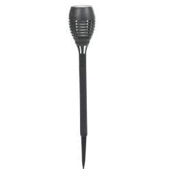 Lampe torche solaire à planter effet flamme H48cm