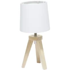 Lampe trépied à poser en bois < Gifi Clearance