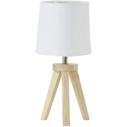 Lampe trépied à poser en bois < Gifi Clearance
