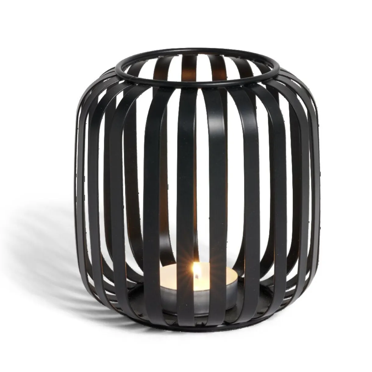 Lanterne ajourée métal noir Ø10xH12cm < Gifi Sale
