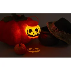 Lanterne led citrouille sonore Halloween < Gifi Discount