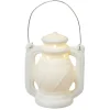 Lanterne LED en céramique blanche < Gifi Sale