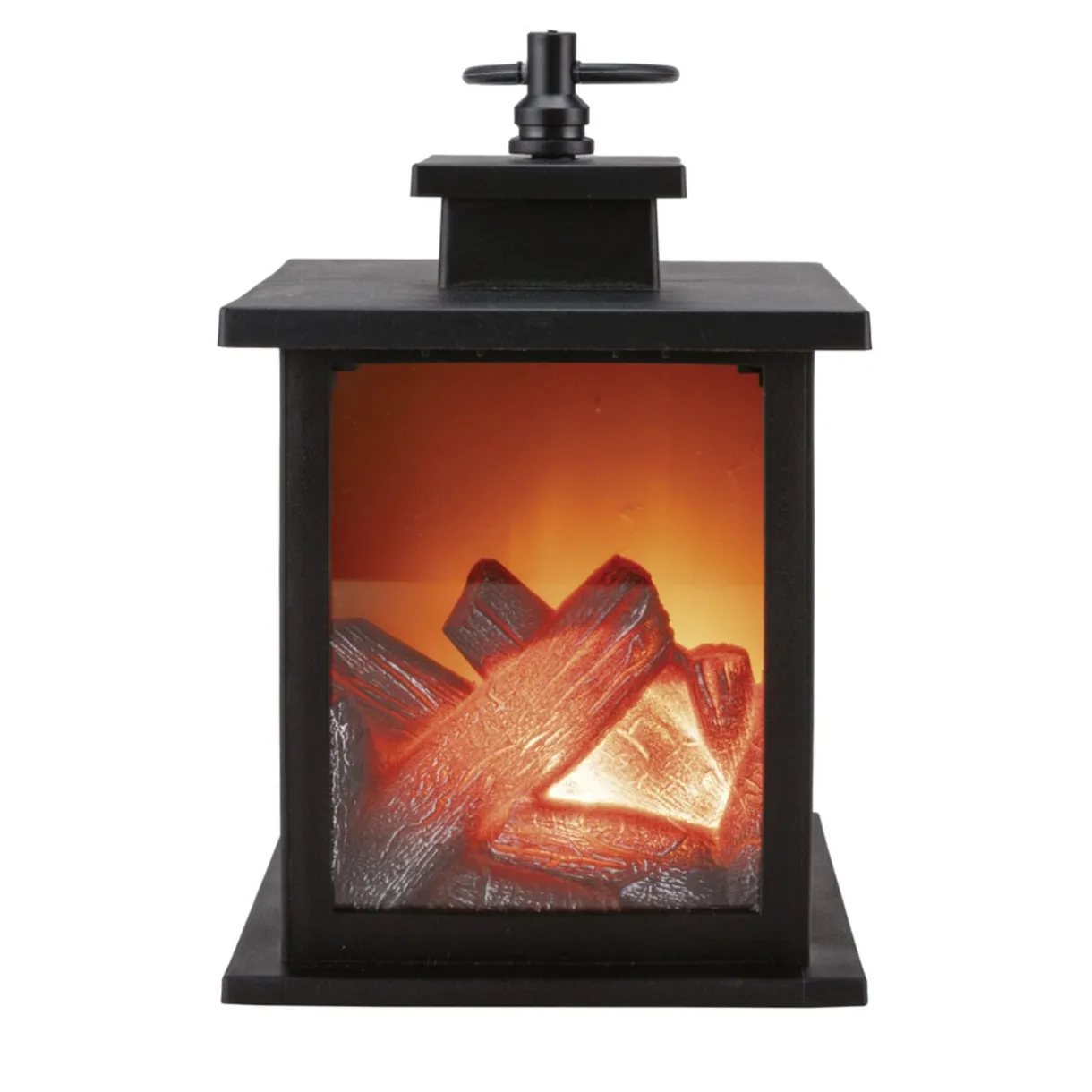 Lanterne LED imitation feu de bois H22cm < Gifi Discount