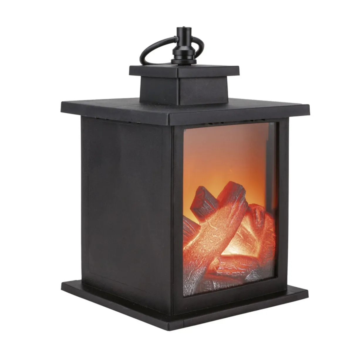 Lanterne LED imitation feu de bois H22cm < Gifi Discount