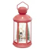 Lanterne LED Noël avec bonhomme de neige Ø21,5xH43cm