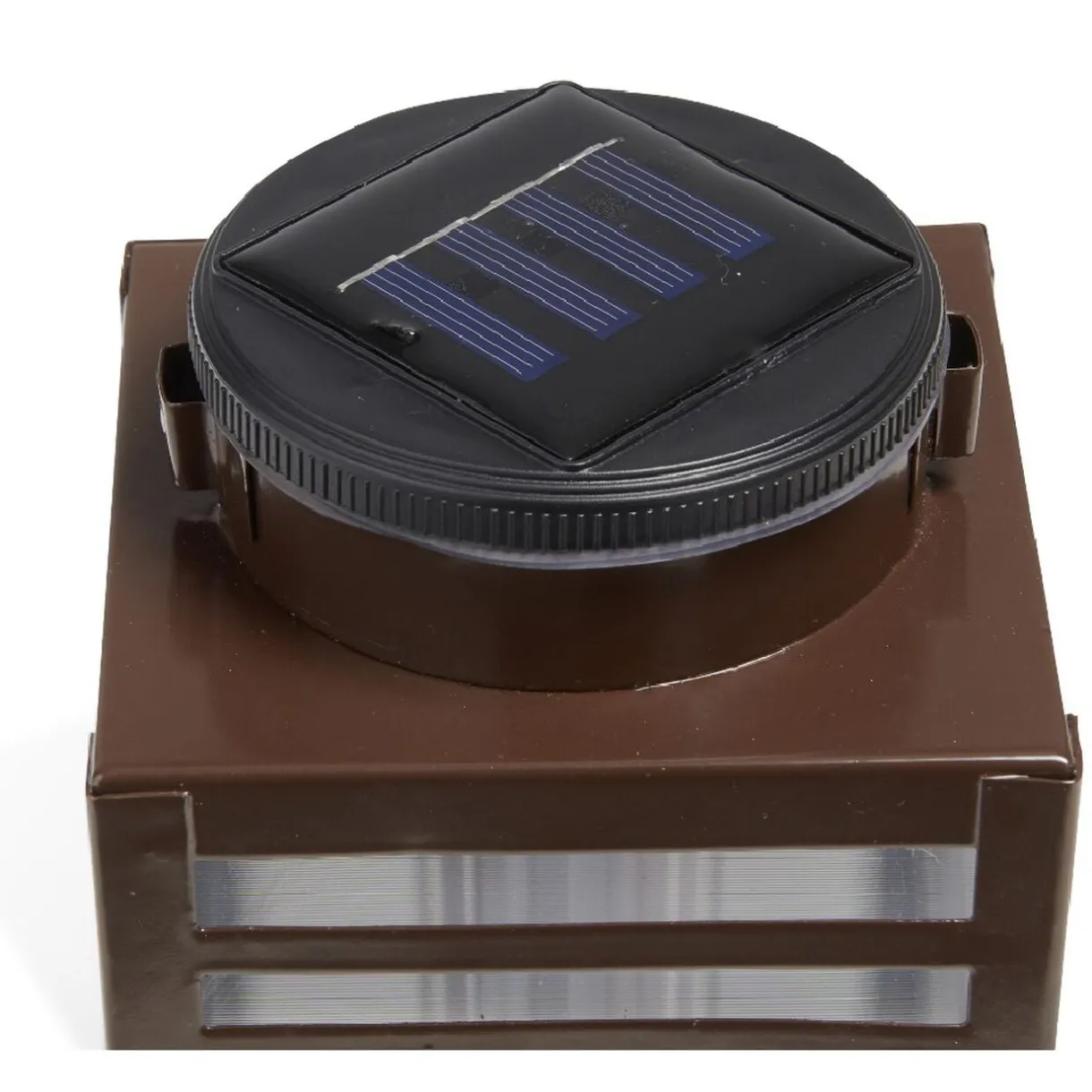 Lanterne solaire à poser ou suspendre noir 1 LED blanc chaud < Gifi Online