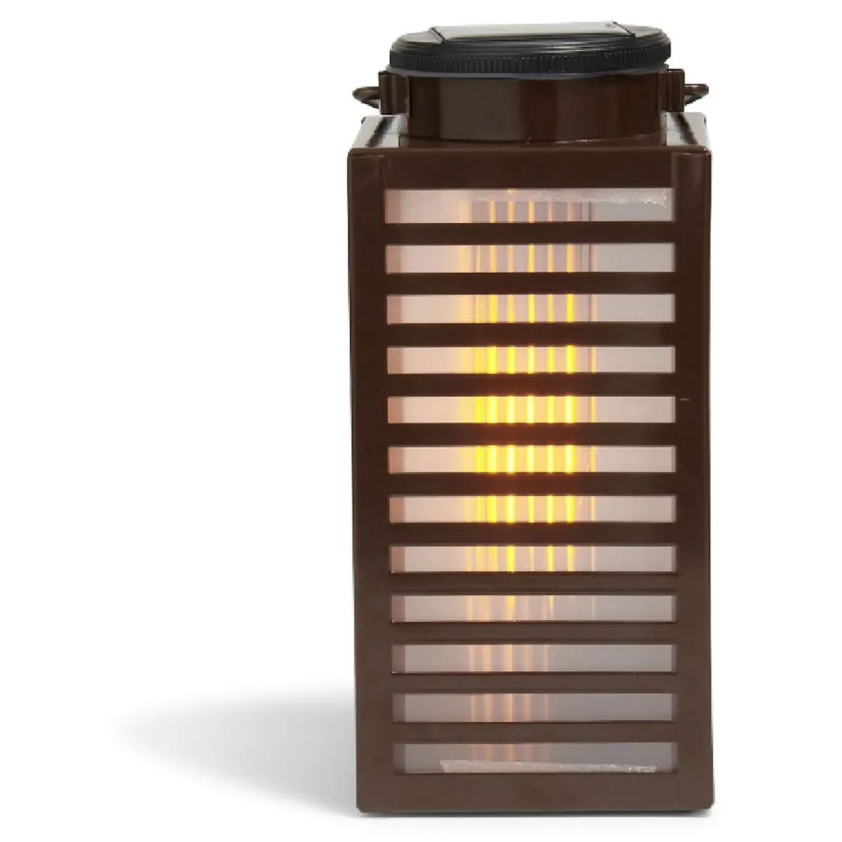 Lanterne solaire à poser ou suspendre noir 1 LED blanc chaud < Gifi Online