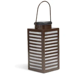 Lanterne solaire à poser ou suspendre noir 1 LED blanc chaud < Gifi Online