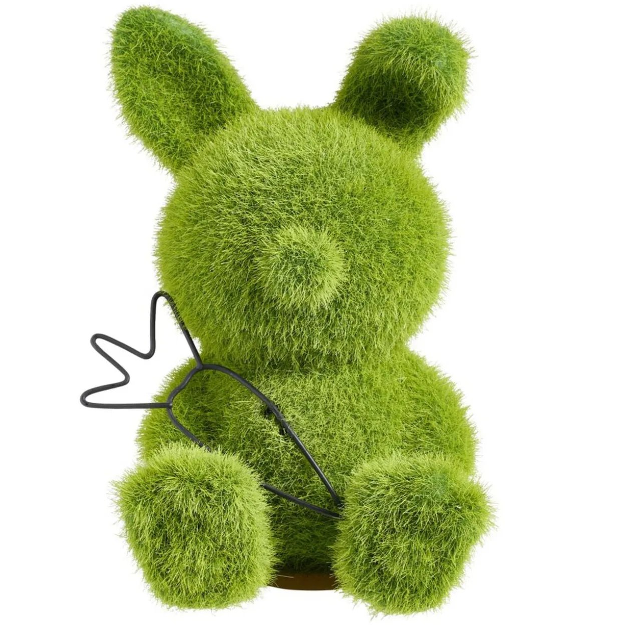 Lapin en gazon synthétique vert 14x14xH20cm