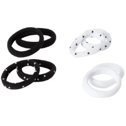 Élastique en mousse noir et blanc x8 < Gifi Online