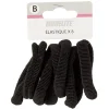 Élastique en mousse noir épais x8