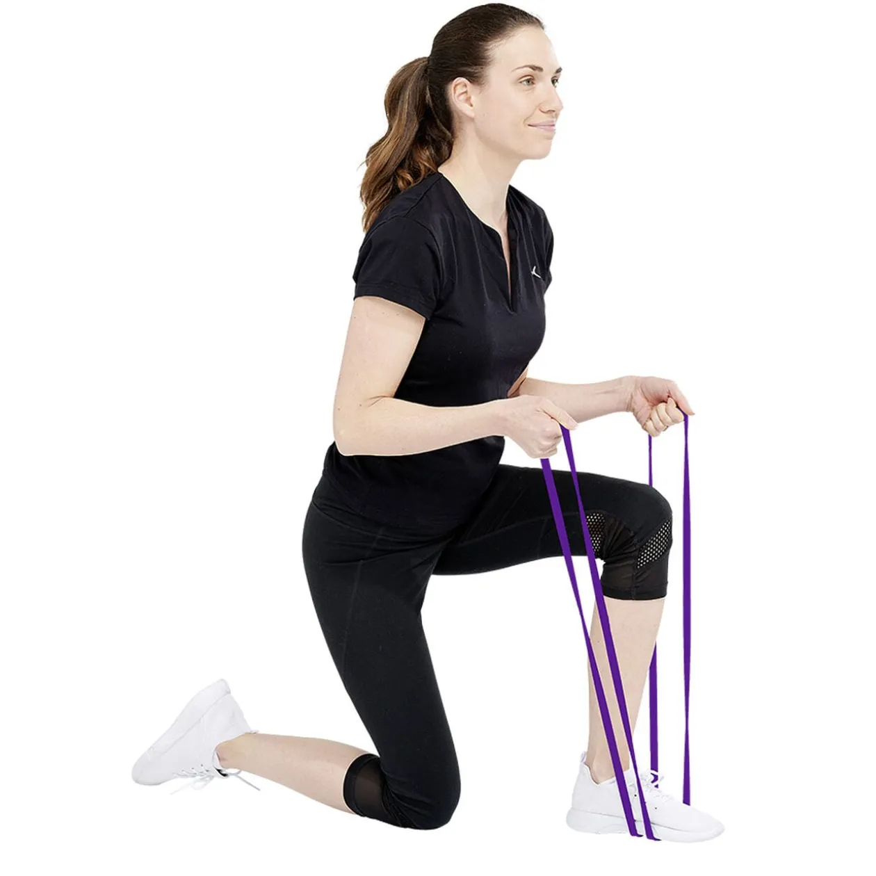 Élastique fitness force 11 à 29 violet