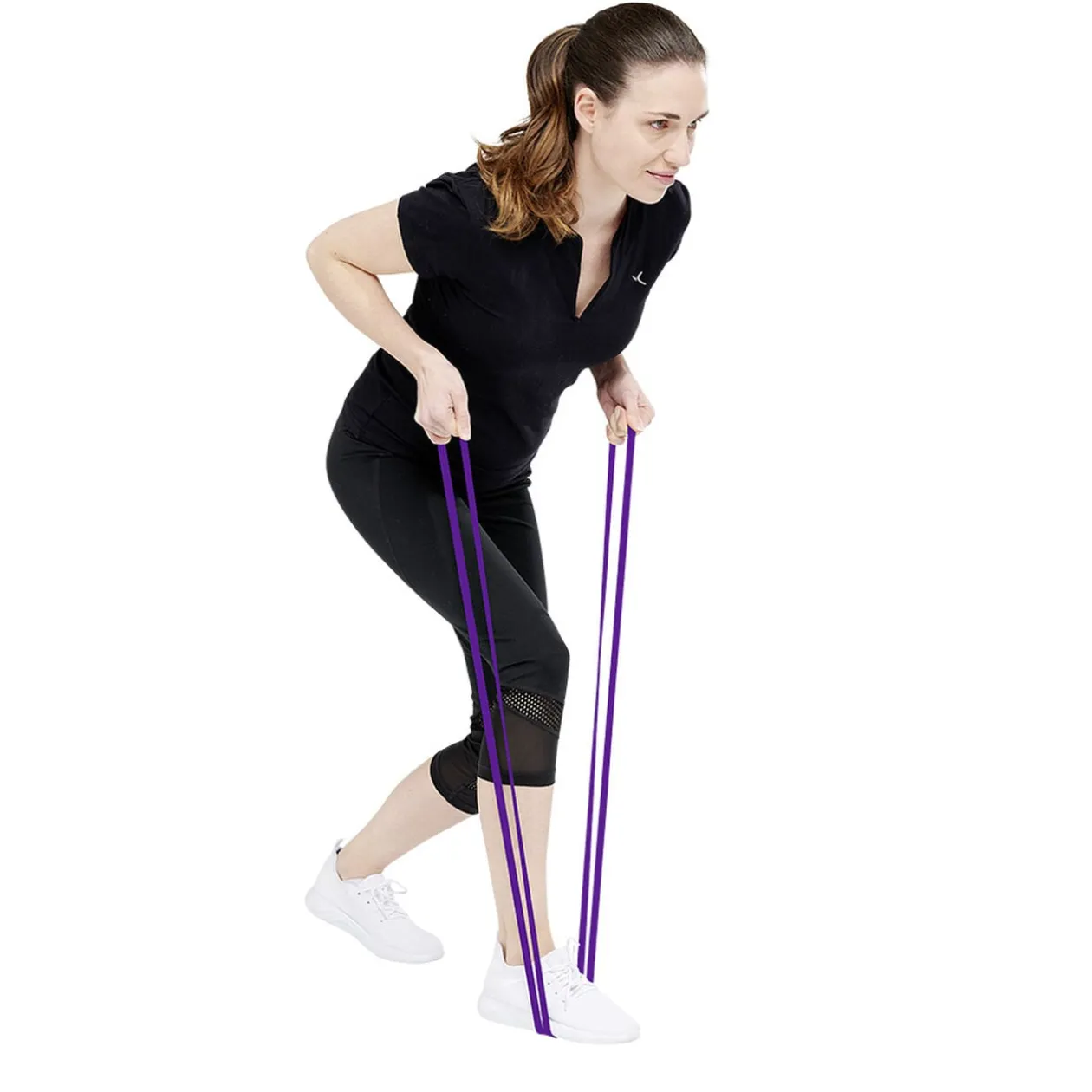 Élastique fitness force 11 à 29 violet