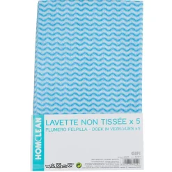 Lavette en polyester non tissée x5 < Gifi Discount