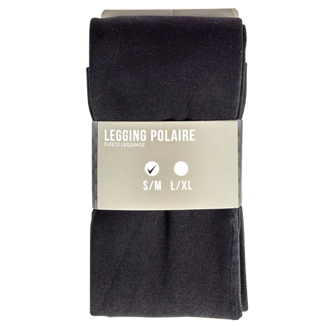 Legging polaire noir S/M ou L/XL
