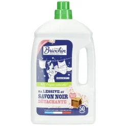 Lessive au savon noir Briochin bouquet floral 50 lavages 2,27L