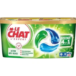 Lessive capsule Le Chat L'expert anti-taches 38 lavages < Gifi